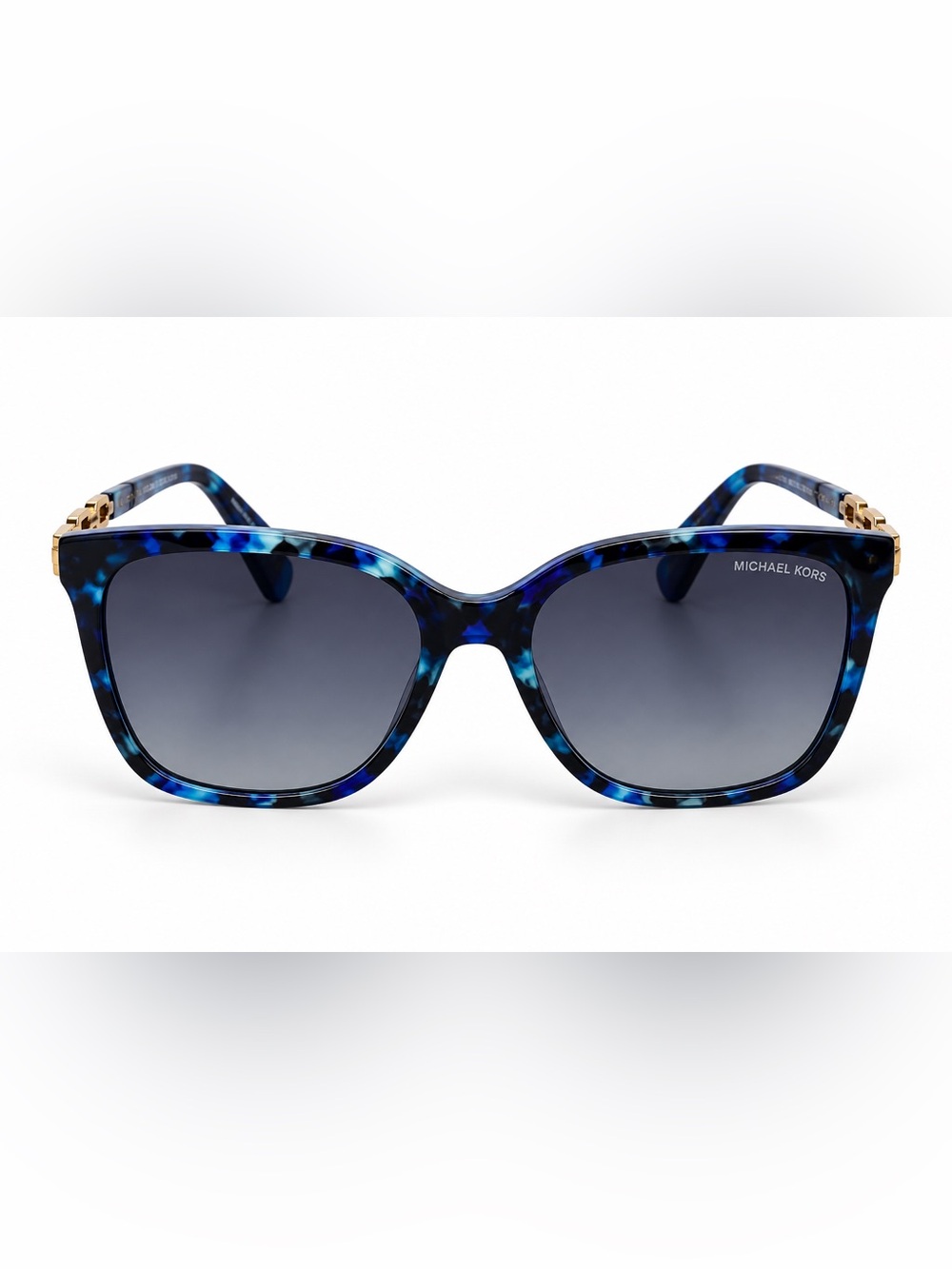 Michael Kors MK6029 Sabina II Blue Tortoise Gold Cat Eye Sunglasses